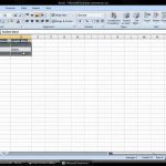 How to make a table in excel