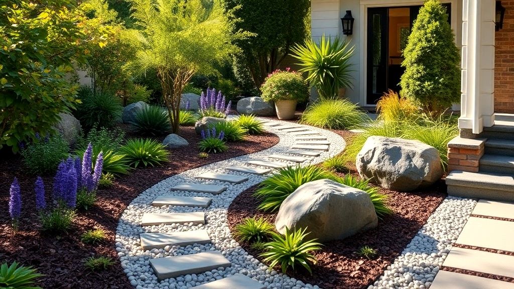 Easy and budget-friendly front yard landscaping ideas that make a home look more inviting from the street