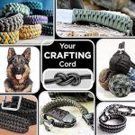 Coiled TECEUM 5/32 paracord rope for outdoor and emergency scenarios.