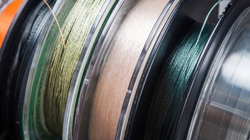 Monofilament, braided, and fluorocarbon fishing lines for beginners