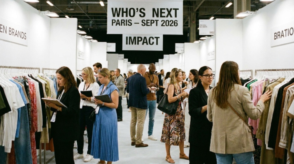 Fashion buyers browsing collections at Who's Next Paris September 2026