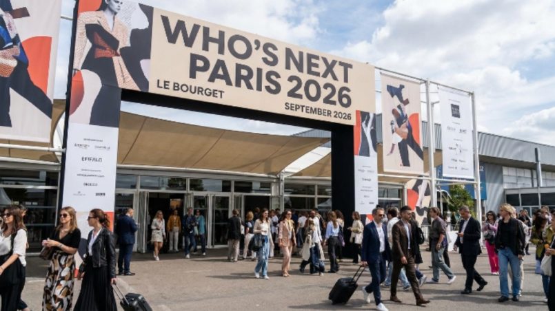 Who's Next Paris 2026 fashion trade show entrance at Le Bourget